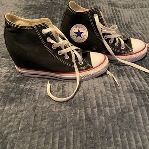 Converse women platform shoes